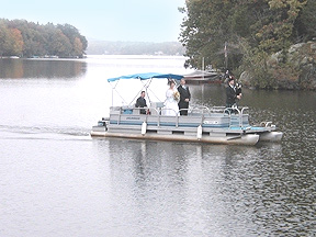 Michael Bell on Greenwood Lake